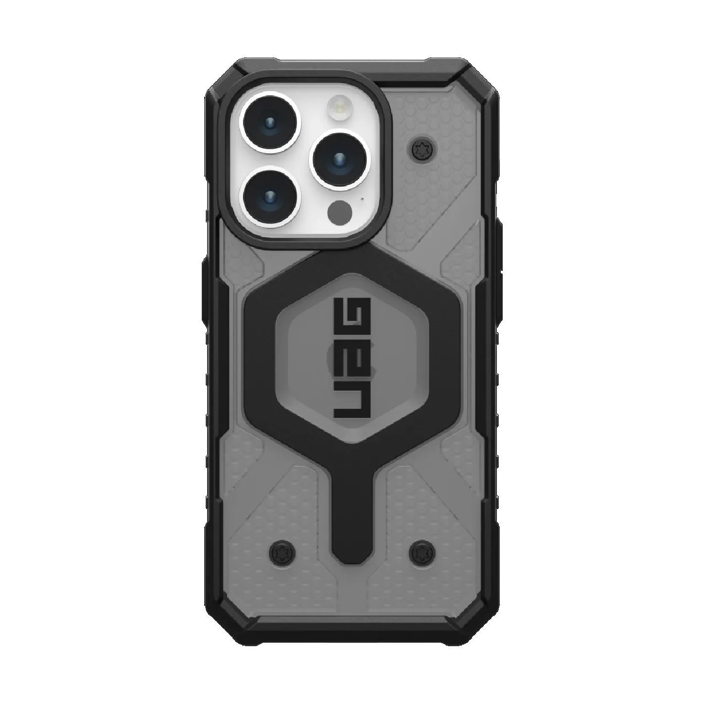 Uag Pathfinder MagSafe Apple iPhone 15 Pro (6.1') Case - Ash (114281113131),18FT. Drop Protection (5.4M),Tactical Grip, Raised Screen Surround