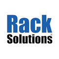 Rack Solutions 45U 2Post Rack with 12-24 Holes (Black)