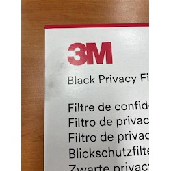 3M Privacy Filter For 22" Monitor With Adhesive Strips And Slide Mounts, 16:10