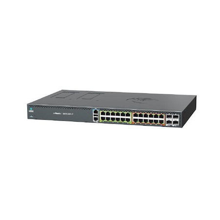 Cambium cnMatrix Ex3028r-P, Intelligent Ethernet Switch, 24 1G(12 PoE+ Ports And 12 4PPoE ports(60W)) And 4 SFP+ Ports, Dual Power Supplies Not Included