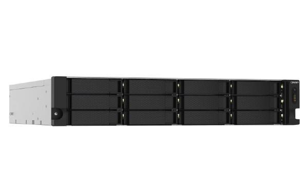 Qnap 12-Bay Al324 Quad-Core 1.7 GHz Rackmount Nas With 250W Redundant Psu,4Gb Ram (Max 16GB), Sata 6Gb/s,2x 10GbE SFP+, 2X 2.5GbE . Aged Stock Promo