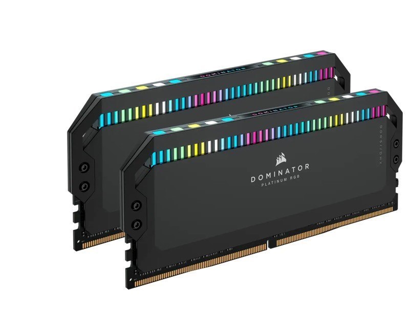 Corsair Vengeance RGB 64GB (2x32GB) DDR5 Udimm 5600MHz C36 1.25V Desktop Gaming Memory Black Optimized