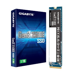 Gigabyte G3 2500E SSD 2TB M2 PCle 3.0X4 2400/2000 MB/s MTBF 1.5M HR Limited 5 Years Or 480TBW