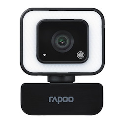 Rapoo C270L FHD 1080P Webcam - 3-Level Touch Control Beauty Exposure Led, 105 Degree Wide-Angle Lens, Built-in/Double Noise Cancellation Microphone