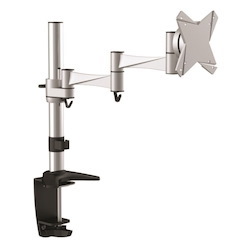 Astrotek Monitor Arm Desk Mount Height Adjustable Stand For Single LCD Display 23.8' 24' 27' 8KG 30° Tilt 180° Swivel 360° Pivot Vesa 75X75 100X100