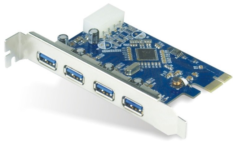 Astrotek 4X Ports Usb 3.0 PCIe Pci Express Add-On Card Adapter 5Gbps Windows XP/7/8/10 Server 2008 & Later Renesas 720201 Chipset ~Ussun-Usb4300ns