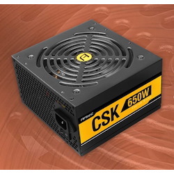 Antec CSK 650W 80+ Bronze, Up To 88% Efficiency, Flat Cables, 120MM Silent Fans, 2X Pci-E 8Pin, Continuous Power Psu, Aq3
