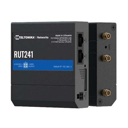Teltonika Rut241 - Instant Lte Failover | Compact And Powerful Industrial 4G Lte Router/Firewall - Replacement For Rut240