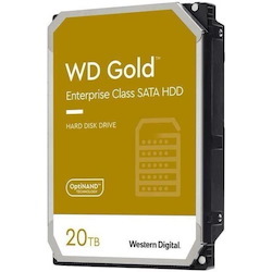 Western Digital 20TB WD Gold Enterprise Class Sata Internal Hard Drive HDD - 7200 RPM, Sata 6 GB/S, 512 MB Cache, 3.5'- 5 Years Limited Warranty