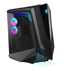Gigabyte Aorus C700 Glass Atx Full-Tower PC Gaming Case 4X3.5' 6X2.5' Dust Filter Bottom (Black)
