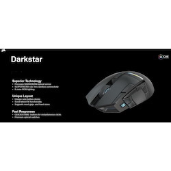 Corsair Darkstar Wireless Mmo/Moba Icue, 15 Programmable Buttons, Sub 1MS Slipstream Up To 80HRS With BT. Ultimate Gaming Mouse.