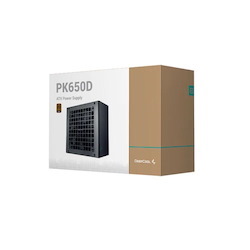 DeepCool PK650D 80+ Bronze Power Supply Unit, 120MM Fan, Taiwan Capacitor, DC To DC, Atx12v V2.4, 100,000 MTBF, 85% Efficiency 5YW