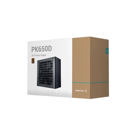 DeepCool PK650D 80+ Bronze Power Supply Unit, 120MM Fan, Taiwan Capacitor, DC To DC, Atx12v V2.4, 100,000 MTBF, 85% Efficiency 5YW