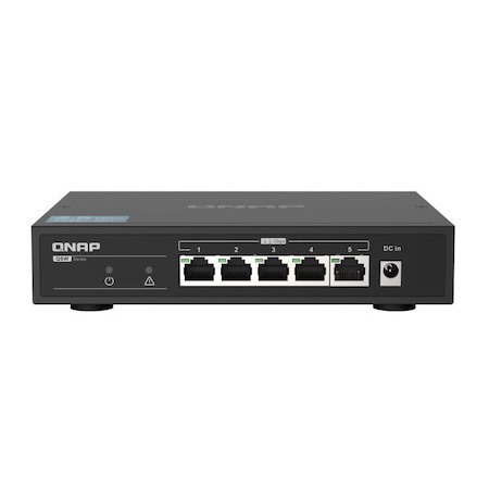 Qnap QSW-1105-5T Instantly Upgrade Your Network To 2.5GbE Connectivity 5xPorts 5x2.5GbE