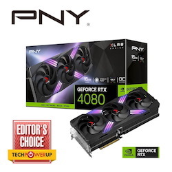 PNY Nvidia GeForce RTX 4080 16GB GDDR6X XLR8 Gaming Verto™ Epic-X RGB Oc Triple Fan 9728 Cude Cores 23Gbps 2205/2550 MHZ 3X DP 1X Hdmi 2.1