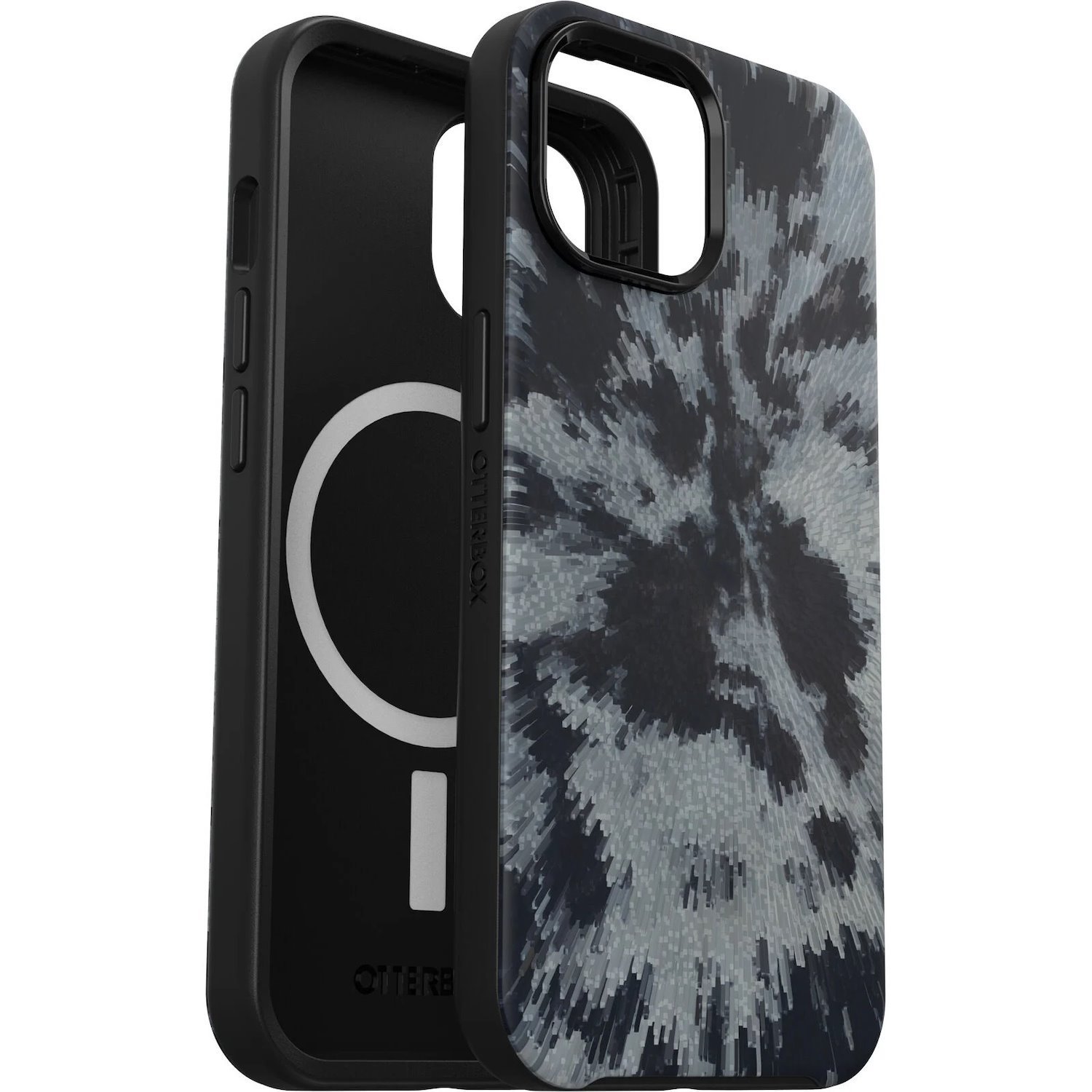 OtterBox Symmetry Case for Apple iPhone 15 Smartphone - Black, Grey