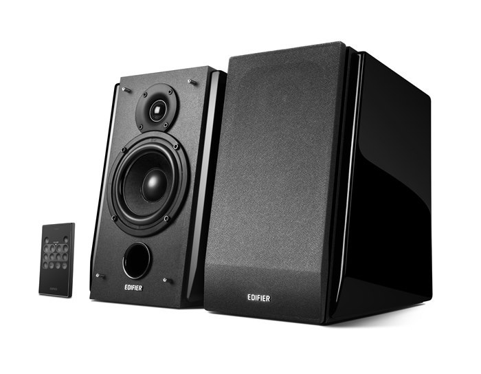 Edifier R1850DB Active 2.0 Bookshelf Speakers - Includes Bluetooth, Optical Inputs, Subwoofer Supported, Built-In Amplifier, Wireless Remote