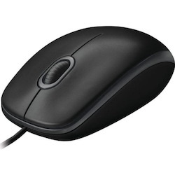 Logitech B100 Optical Usb Mouse 800Dpi For PC Laptop Mac Tux Full Size Comfort Smooth Mover 3YR WTY
