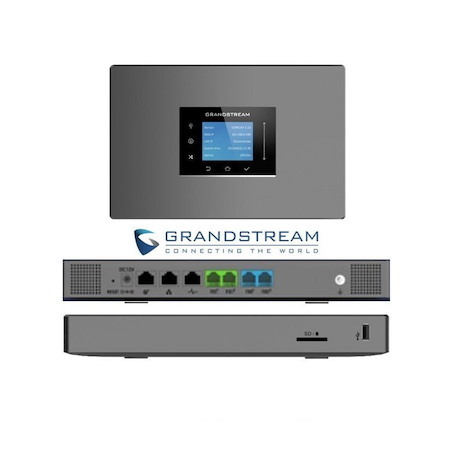 Grandstream Ucm6302 Ip PBX Supporting 2X Fxo, 2X FXS Ports, 1000 Users, H.264/H.263/ H.263+/H.265/VP8 Video Codec