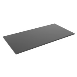 Brateck Particle Board Desk Board 1800X750MM Compatible With Sit-Stand Desk Frame - Black(LS)