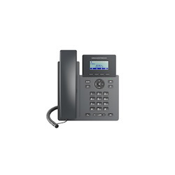 Grandstream GRP2601 Carrier Grade 2 Line Ip Phone, 2 Sip Accounts, 2.2' LCD, 132X48 Screen, HD Audio, Psu Included, 5 Way Conference, 1Yr WTY