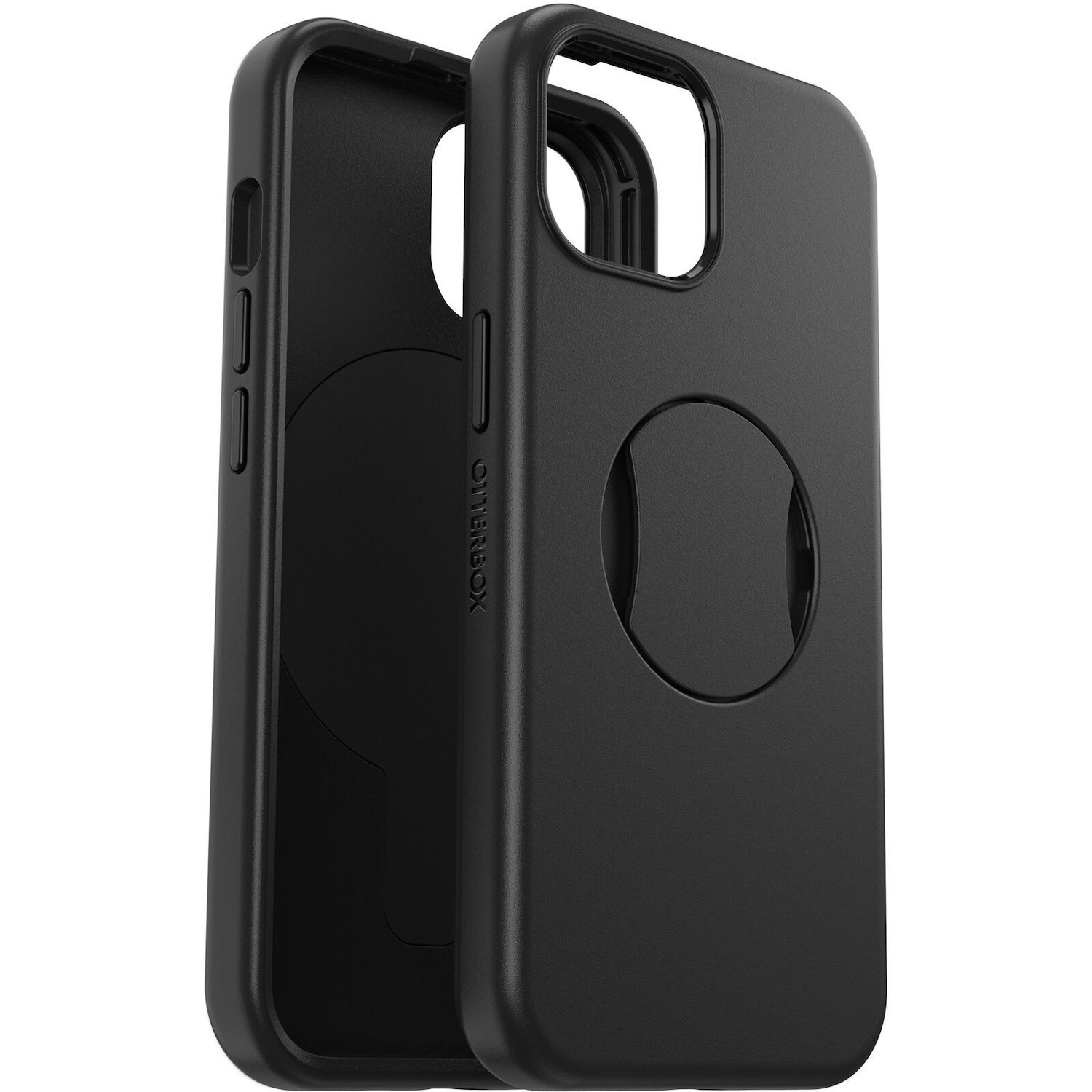 OtterBox OtterGrip Symmetry Case for Apple iPhone 15 Plus Smartphone - Black