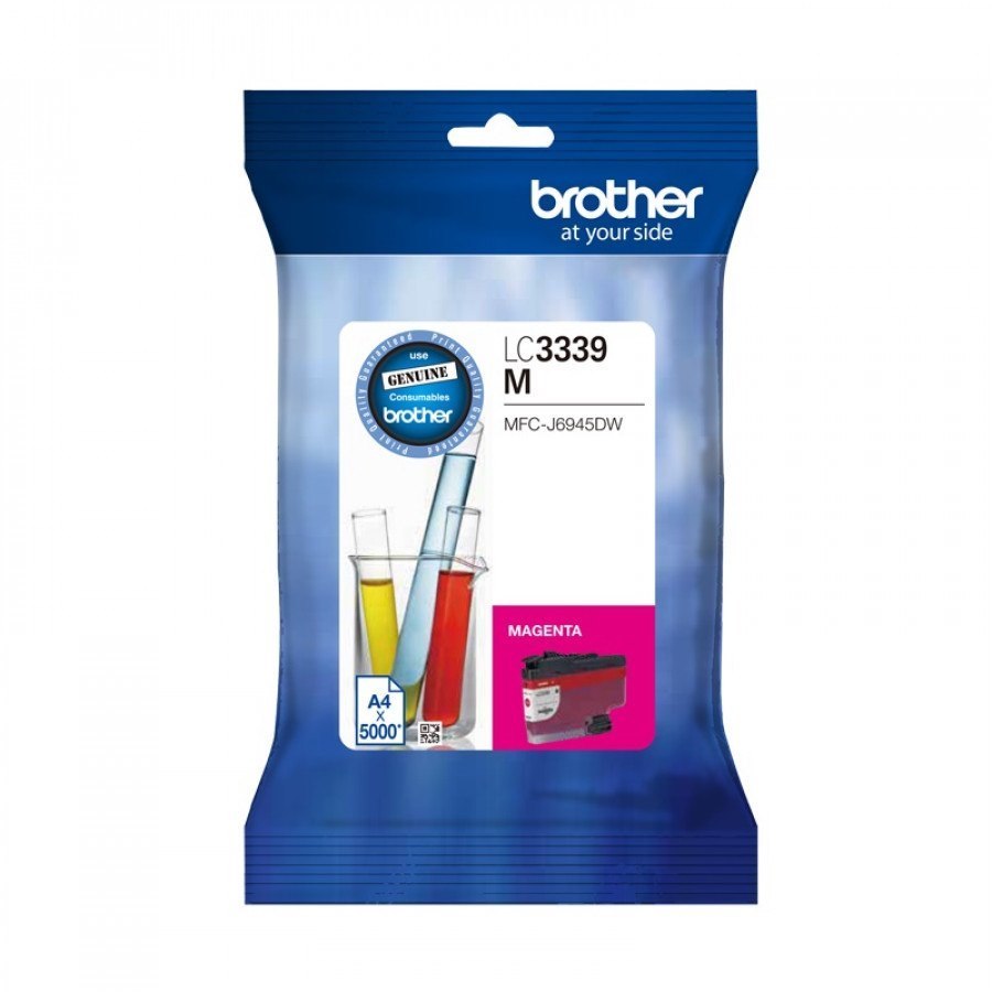 Brother LC-3339XLM Magenta Super High Yield Ink Cartridge To Suit MFC-J5845DW, MFC-J5945DW, MFC-J6545DW, MFC-J6945DW, Upto 5000 Pages