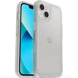 OtterBox Symmetry Clear Apple iPhone 13 Case Stardust (Clear Glitter) - (77-85307), Antimicrobial, Drop+ 3X Military Standard,Raised Edges,Ultra-Sleek