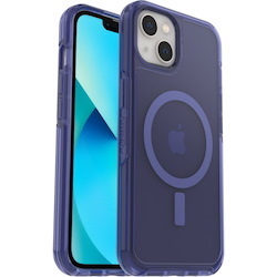 OtterBox Symmetry+ Clear MagSafe Apple iPhone 13 Case Feelin Blue - (77-85645), Antimicrobial, Drop+ 3X Military Standard, Raised Edges, Ultra-Sleek