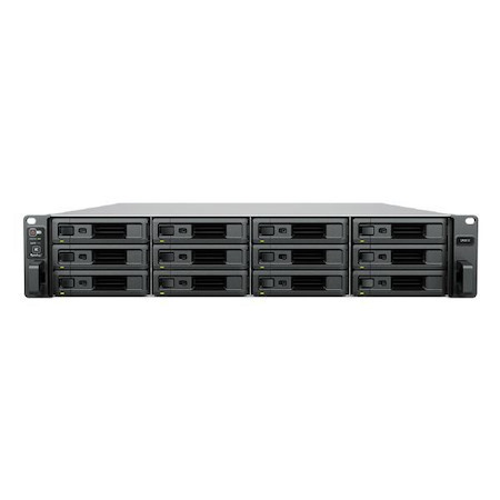 Synology 12-Bay Sa3610 Over 6,200/3,000 MB/s Seq, Built-In 10GbE -Add Up To 84 Extra Drive Bays -Back Up 1,000+ Endpoints, -5 Years Warranty
