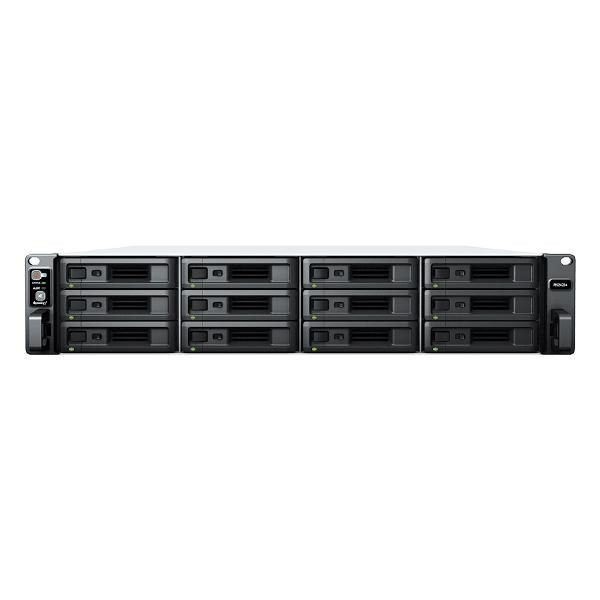 Synology RS2423RP+ RackStation 12-Bay 155K/79K Random Read/Write Iops -3,500/1,700 MB/s Sequential Read/Write 3-Year Hardware Warranty (Extendable)