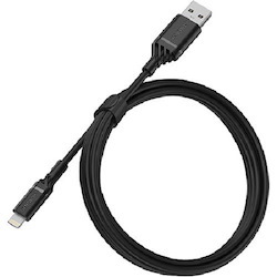OtterBox Lightning To Usb-A (2.0) Cable (1M) - Black (78-52525), 3 Amps (60W), MFi, 3K Bend/Flex, 480Mbps Transfer, Durable, Apple iPhone/iPad/MacBook