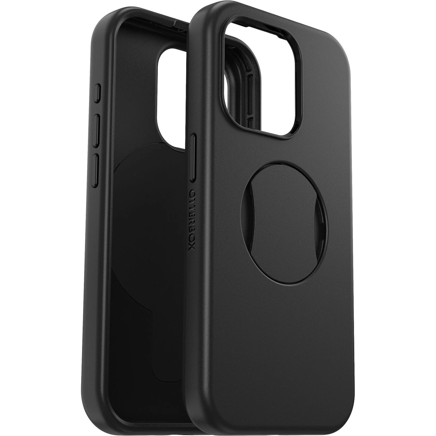 OtterBox OtterGrip Symmetry Case for Apple iPhone 15 Pro Smartphone - Black