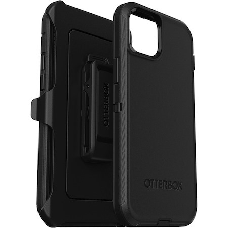 OtterBox Defender Case for Apple iPhone 15 Pro Max Smartphone - Black