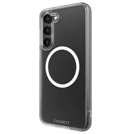 Cygnett AeroMag Samsung Galaxy S23+ 5G (6.6') Magnetic Clear Case - (Cy4468cpaeg), Slim,Raised Edges,TPU Frame,Hard-Shell Back,Magsafe Compatible