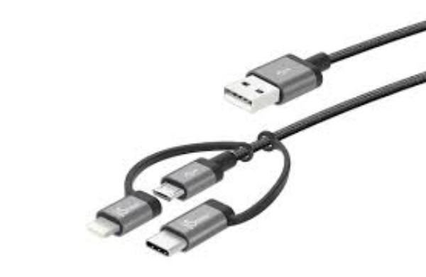 J5create JML11B 3-In-1 Charging SYNC Cable
