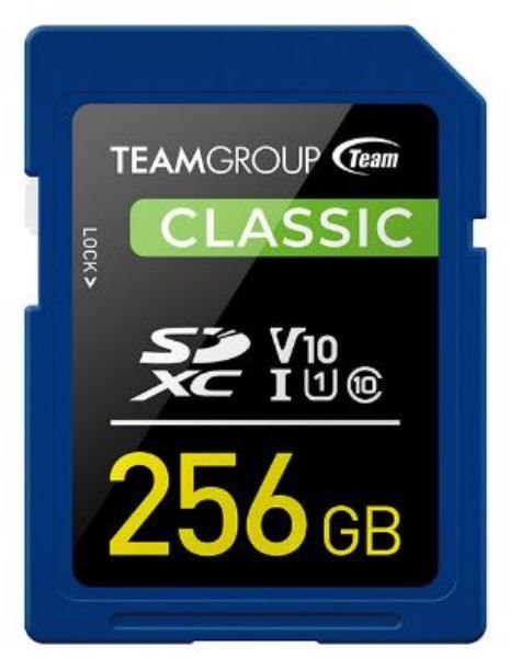 Team Classic SD Memory Card - 256GB