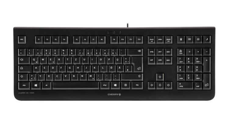 Miscellaneous Cherry KC 1000 Quiet All Rounder Keyboard, Usb, Black (JK-0800) - Standard Qwerty Layout (Pic Differs)
