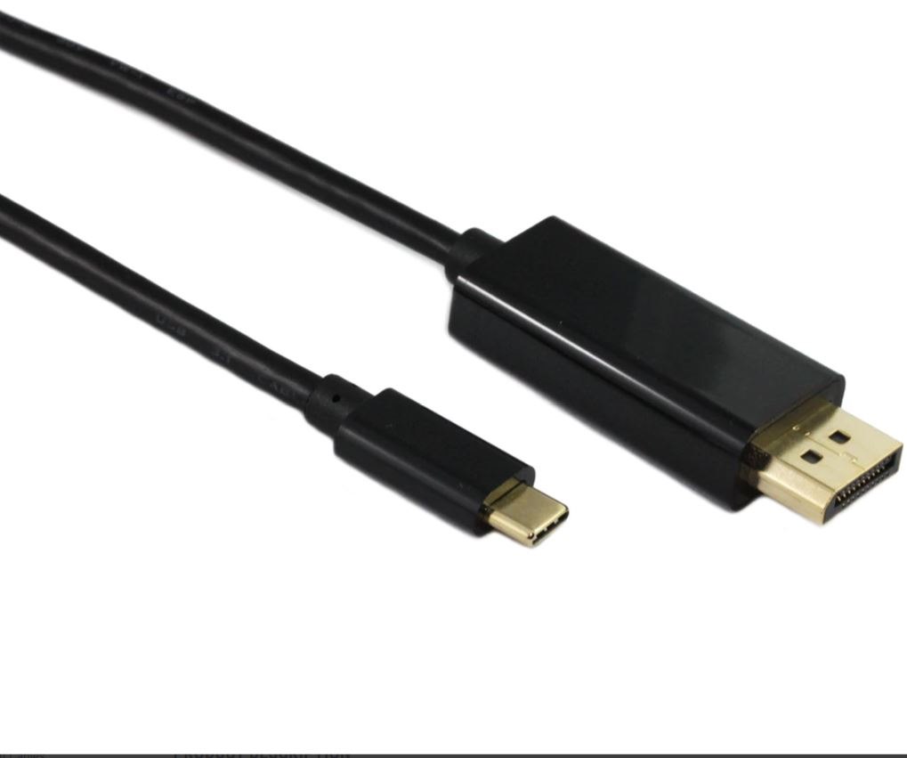 4Cabling 1M Usb Type-C Male To Displayport 4K/60Hz Cable