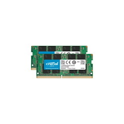 Crucial 64GB Kit (32GBx2) DDR4 3200 MT/s CL22 Sodimm 260-Pin Memory - Ct2k32g4sfd832a