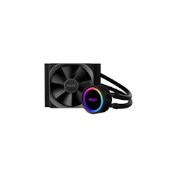 NZXT Kraken 120 - RL-KR120-B1 - Aio RGB Cpu Liquid Cooler - Quiet And Effective - Silent Operation - Ring RGB LEDs - Aer P 120MM Radiator Fans (Included)