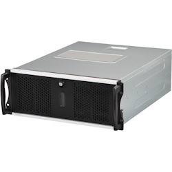 Chenbro RM41300-FS81 Black Steel / Plastic 4U Rackmount Server Case For Tesla Gpu 3 External 5.25" Drive Bays