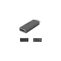 Addon Networks DisplayPort 1.2 Male To Hdmi 1.3 Female Black Adapter Which Requires DP++ For Resolution Up To - To
