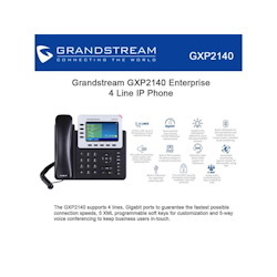 Grandstream GXP2140 High-End Ip Phone 4 Sip
