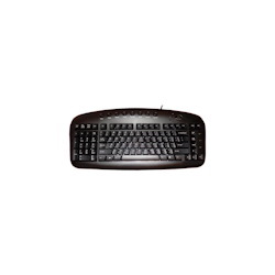 Ergoguys KBS-29BLK Black Usb Wired Left Handed Keyboard