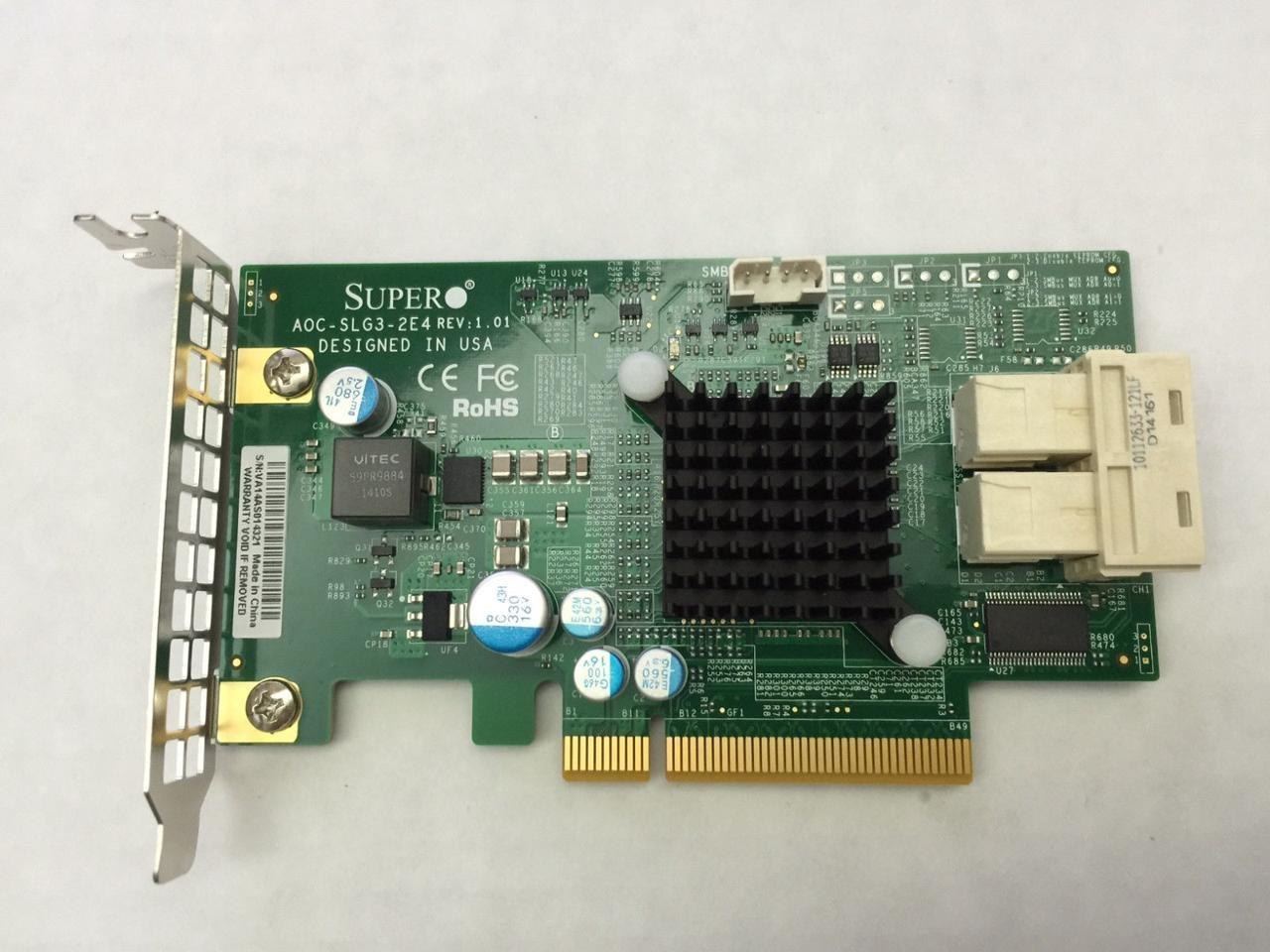 SuperMicro Aoc-Slg3-2E4 NVme PCIe Card