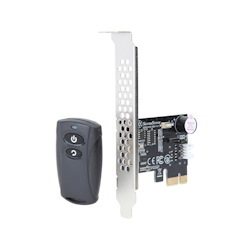 Silverstone Sst-Es02-Pcie 2.4Ghz Wireless Computer Power And Reset Remote Switch