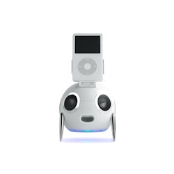 Rain Design Rain iWoofer 2.1 Speaker System W/ FM Radio For iPod (White) Model 10050
