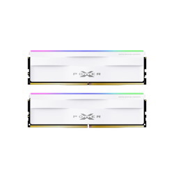 Silicon Power DDR5 32GB (16GBx2) Zenith RGB 5600MHz (PC5-44800) 288-Pin CL40 1.25V Udimm Desktop Memory Module Ram Sp032gxlwu560fdh Metallic White