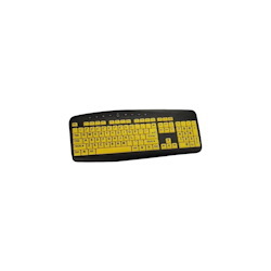 Ergoguys High Visibility Large Print Soft Touch Wired Keyboard